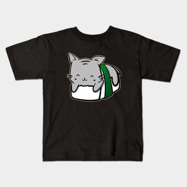 Nekozushi Kids T-Shirt by Fellball